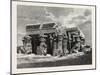 Temple of Kom Omboo. Egypt, 1879-null-Mounted Giclee Print