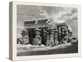 Temple of Kom Omboo. Egypt, 1879-null-Stretched Canvas