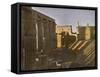 Temple of Luxor from the east side-English Photographer-Framed Stretched Canvas