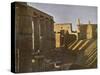 Temple of Luxor from the east side-English Photographer-Stretched Canvas