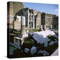 Temple of Mars Utor in Rome, 1st century. Artist: Unknown-Unknown-Stretched Canvas
