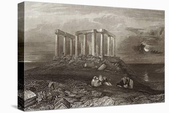 Temple of Minerva Medica-Joseph Mallord William Turner-Stretched Canvas