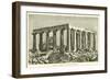 Temple of Minerva, or Jupiter Panhellenion-null-Framed Giclee Print