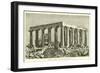 Temple of Minerva, or Jupiter Panhellenion-null-Framed Giclee Print