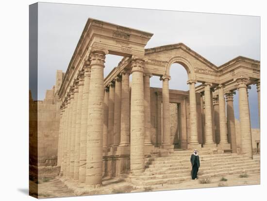 Temple of Mrn, Hatra, Unesco World Heritage Site, Iraq, Middle East-Nico Tondini-Stretched Canvas