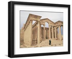 Temple of Mrn, Hatra, Unesco World Heritage Site, Iraq, Middle East-Nico Tondini-Framed Photographic Print