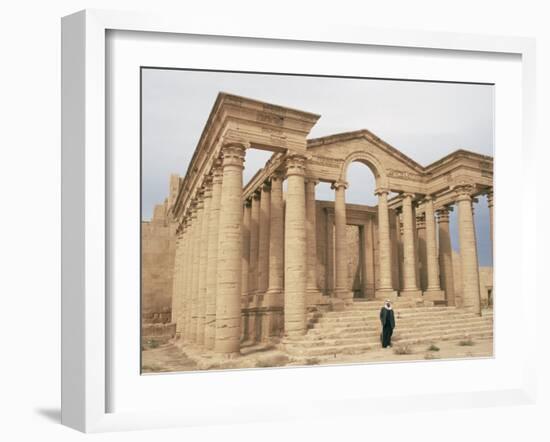 Temple of Mrn, Hatra, Unesco World Heritage Site, Iraq, Middle East-Nico Tondini-Framed Photographic Print