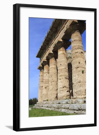 Temple of Neptune, 450 Bc, Largest and Best Preserved Greek Temple at Paestum, Campania, Italy-Eleanor Scriven-Framed Photographic Print