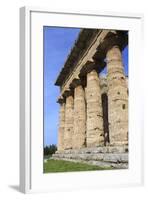 Temple of Neptune, 450 Bc, Largest and Best Preserved Greek Temple at Paestum, Campania, Italy-Eleanor Scriven-Framed Photographic Print