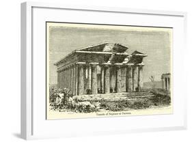 Temple of Neptune at Paestum-null-Framed Giclee Print