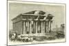 Temple of Neptune at Paestum-null-Mounted Giclee Print