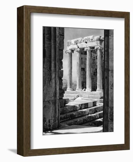 Temple of Nike, Athens, 1937-Martin Hurlimann-Framed Giclee Print