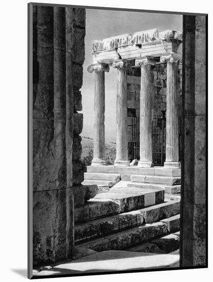 Temple of Nike, Athens, 1937-Martin Hurlimann-Mounted Giclee Print