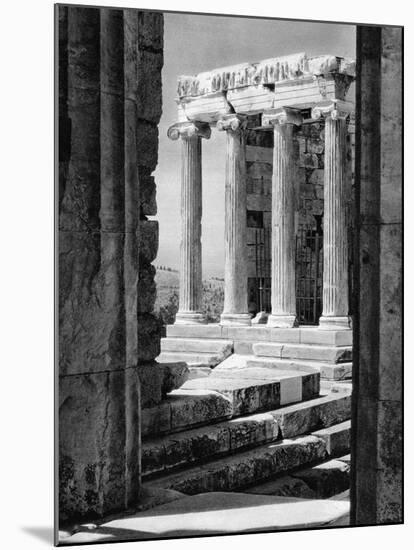 Temple of Nike, Athens, 1937-Martin Hurlimann-Mounted Giclee Print