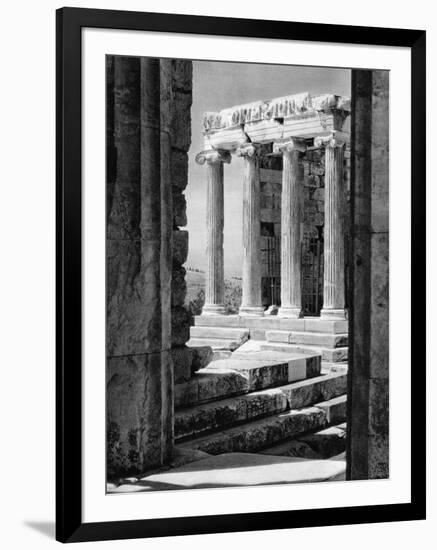 Temple of Nike, Athens, 1937-Martin Hurlimann-Framed Premium Giclee Print