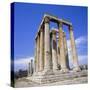 Temple of Olympian Zeus, Athens, Greece, Europe-Roy Rainford-Stretched Canvas