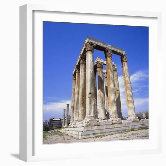 Temple of Olympian Zeus, Athens, Greece, Europe-Roy Rainford-Framed Photographic Print