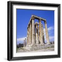 Temple of Olympian Zeus, Athens, Greece, Europe-Roy Rainford-Framed Photographic Print