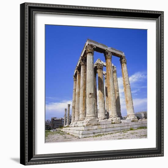 Temple of Olympian Zeus, Athens, Greece, Europe-Roy Rainford-Framed Photographic Print