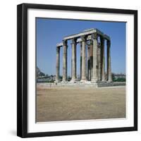 Temple of Olympian Zeus in Athens, 2nd Century Bc-CM Dixon-Framed Photographic Print