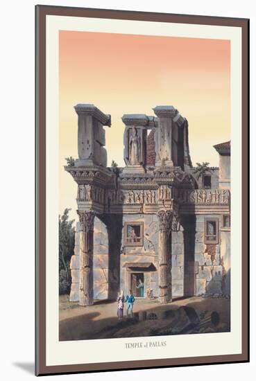 Temple of Pallas-M. Dubourg-Mounted Art Print
