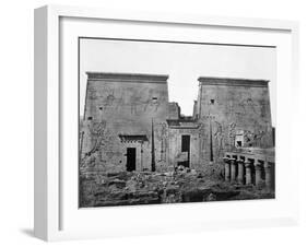 Temple of Philae, Nubia, Egypt, 1852-Maxime Du Camp-Framed Giclee Print