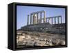 Temple of Poseidon, 5th Century, Sounion, Cape Sounion, Greece, Europe-Desmond Harney-Framed Stretched Canvas