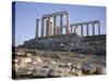 Temple of Poseidon, 5th Century, Sounion, Cape Sounion, Greece, Europe-Desmond Harney-Stretched Canvas