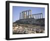 Temple of Poseidon, 5th Century, Sounion, Cape Sounion, Greece, Europe-Desmond Harney-Framed Photographic Print