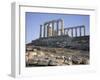 Temple of Poseidon, 5th Century, Sounion, Cape Sounion, Greece, Europe-Desmond Harney-Framed Photographic Print