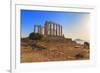 Temple of Poseidon, Cape Sounion, Attica, Greece-Marco Simoni-Framed Photographic Print