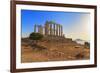 Temple of Poseidon, Cape Sounion, Attica, Greece-Marco Simoni-Framed Photographic Print