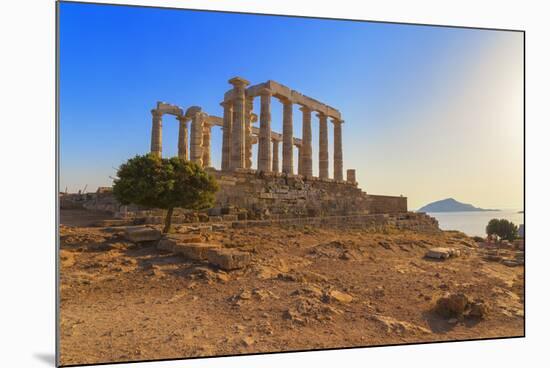 Temple of Poseidon, Cape Sounion, Attica, Greece-Marco Simoni-Mounted Photographic Print