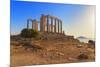 Temple of Poseidon, Cape Sounion, Attica, Greece-Marco Simoni-Mounted Photographic Print