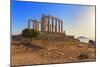 Temple of Poseidon, Cape Sounion, Attica, Greece-Marco Simoni-Mounted Photographic Print