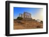 Temple of Poseidon, Cape Sounion, Attica, Greece-Marco Simoni-Framed Photographic Print