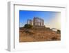 Temple of Poseidon, Cape Sounion, Attica, Greece-Marco Simoni-Framed Photographic Print