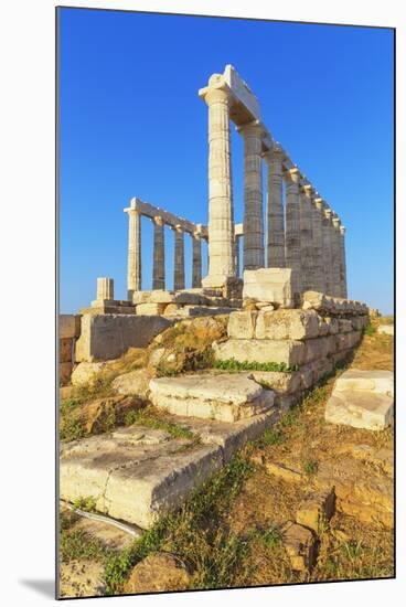 Temple of Poseidon, Cape Sounion, Attica, Greece-Marco Simoni-Mounted Photographic Print