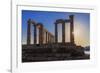 Temple of Poseidon, Cape Sounion, Attica, Greece-Marco Simoni-Framed Photographic Print