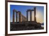 Temple of Poseidon, Cape Sounion, Attica, Greece-Marco Simoni-Framed Photographic Print