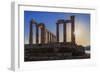 Temple of Poseidon, Cape Sounion, Attica, Greece-Marco Simoni-Framed Photographic Print