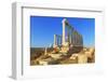 Temple of Poseidon, Cape Sounion, Attica, Greece-Marco Simoni-Framed Photographic Print