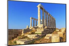 Temple of Poseidon, Cape Sounion, Attica, Greece-Marco Simoni-Mounted Photographic Print