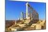 Temple of Poseidon, Cape Sounion, Attica, Greece-Marco Simoni-Mounted Photographic Print