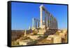 Temple of Poseidon, Cape Sounion, Attica, Greece-Marco Simoni-Framed Stretched Canvas