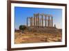 Temple of Poseidon, Cape Sounion, Attica, Greece-Marco Simoni-Framed Photographic Print