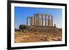 Temple of Poseidon, Cape Sounion, Attica, Greece-Marco Simoni-Framed Photographic Print