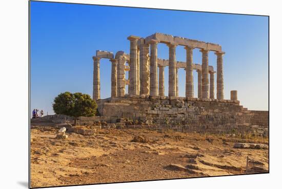 Temple of Poseidon, Cape Sounion, Attica, Greece-Marco Simoni-Mounted Photographic Print