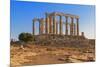 Temple of Poseidon, Cape Sounion, Attica, Greece-Marco Simoni-Mounted Photographic Print