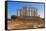 Temple of Poseidon, Cape Sounion, Attica, Greece-Marco Simoni-Framed Stretched Canvas